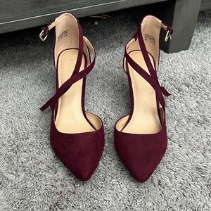 41 Hawthorn Deep Burgundy Heels